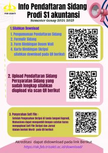 cara daftar sidang skripsi akuntansi FEB trisakti